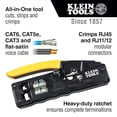 thumbnail image 2 of Engarzadora/pelacables/cortador de alambre Klein Tools VDV226-107, 2 of 9