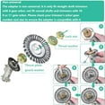 thumbnail image 3 of 10 Inch Unbreakable Steel Wire Brush Cutter Trimmer Head Heavy Duty Weed Eater Wheel for Driveway Cracks Sidewalks Pavement & Large Areas Universal Rotary Brush Wacker Fits Most 1inch Shaft Trimmers, 3 of 9