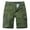 Olive Green, variant on IROINNID Cargo Shorts for Men Plus Size Cargo Shorts Multi-Pockets Relaxed Summer Beach Shorts Pants,Blue