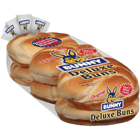 Bunny Deluxe Buns, 6 count, 16 oz