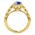 thumbnail image 3 of Aonejewelry 1.20 Ct. Ttw Diamond and Sapphire Ring In 14k Yellow Gold, 3 of 4
