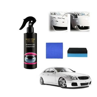 Car Scratch Remover-Effective Repair-Odourless Nano Spray Vehicle Scratch Repair Spray Kit with Sponge and Cloth Car Scratch Paint Cleaner for Wheel