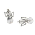 thumbnail image 3 of 12 Piezas Vintage Hada Mariposa ángel Colgantes Facetadas Alas de Plata Envejecidas Cuelgan para Bricolaje Regalo de Boda Joyería Col claro Macarena Colgante de piedras preciosas encantos de DIY, 3 of 8