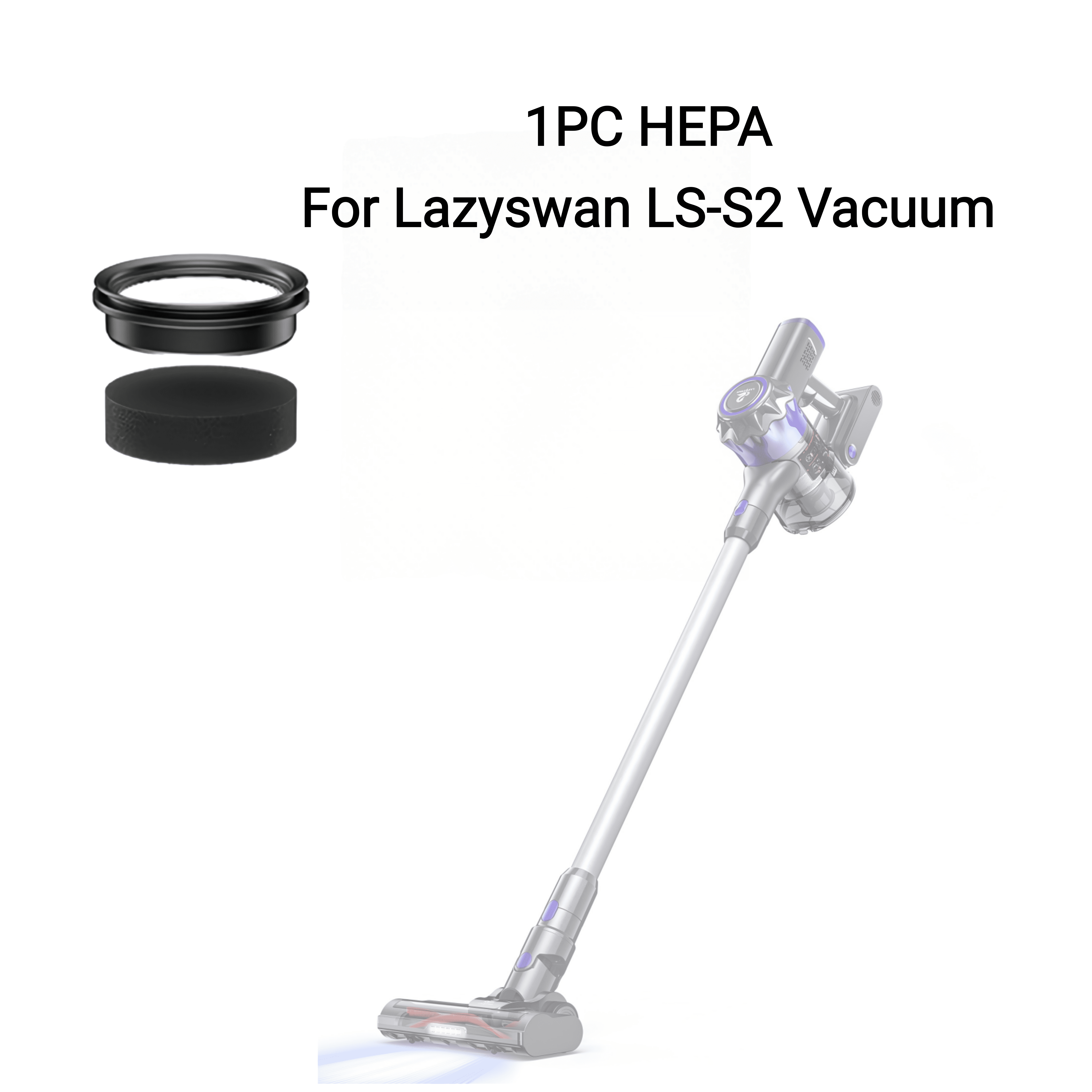 HEPA Filter For LK-W07 Cordless Vacuum – Washable Replacement Filter For Better Suction