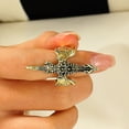 thumbnail image 7 of SmartBy Dragon Opening Ring Retro Hip Hop Rock Finger Jewelry Black Dragon Flying Ring for Anniversary Birthday Christmas Gift, 7 of 7