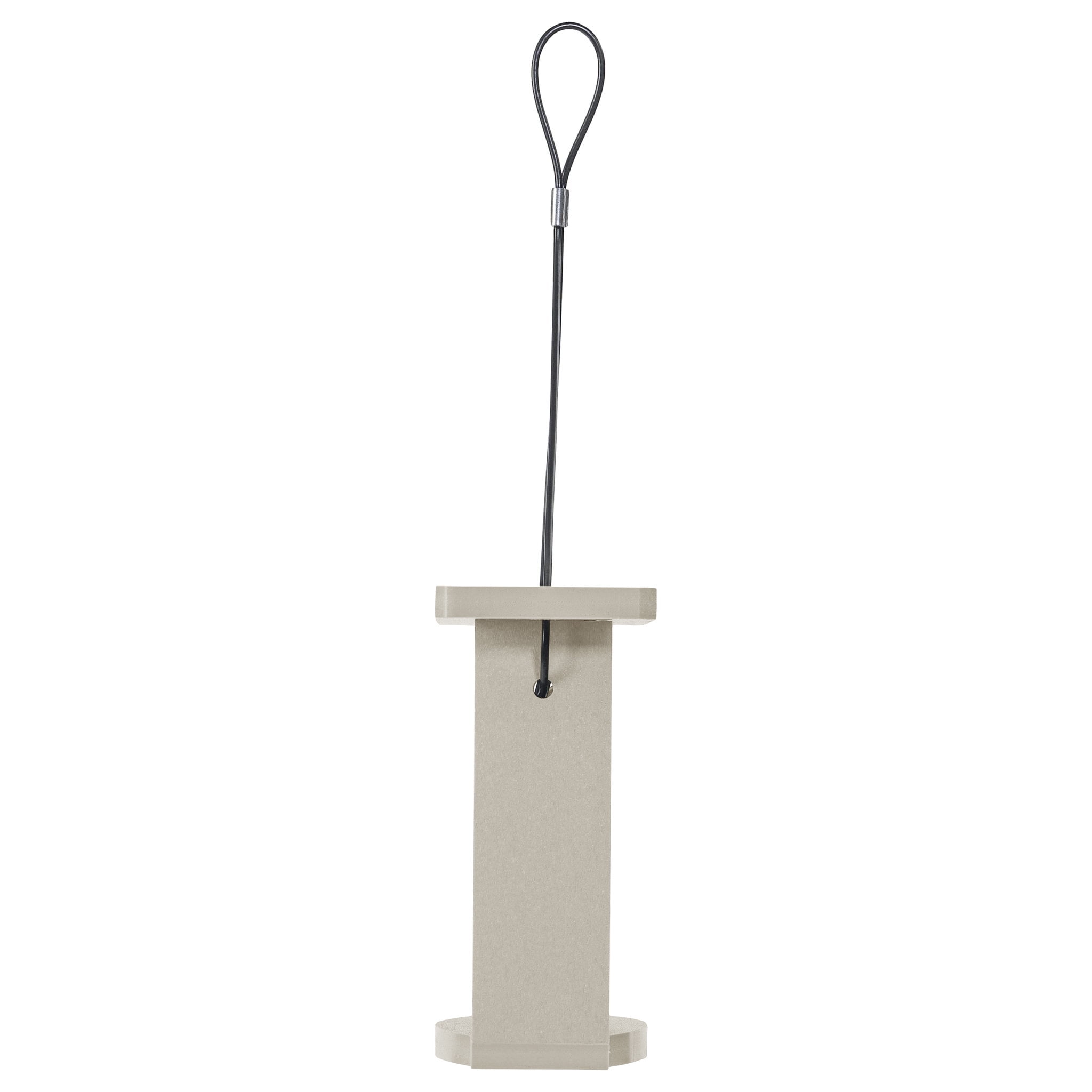 Birds Choice Recycled Poly Lumber Suet Bird Feeder for Single Cake in Sea Salt