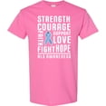 thumbnail image 3 of Inktastic ALS Awareness Strength Courage Support T-Shirt, 3 of 5