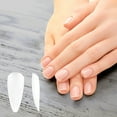 thumbnail image 2 of Unique Bargains 1 Set Women's Matte Long Stiletto Fake Nails Kit False Nail with Box Clear, 2 of 6