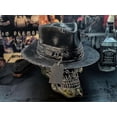 thumbnail image 3 of Mens Cowboy Hat Punk Style Western Cowboy Hat Skull Hat, 3 of 5