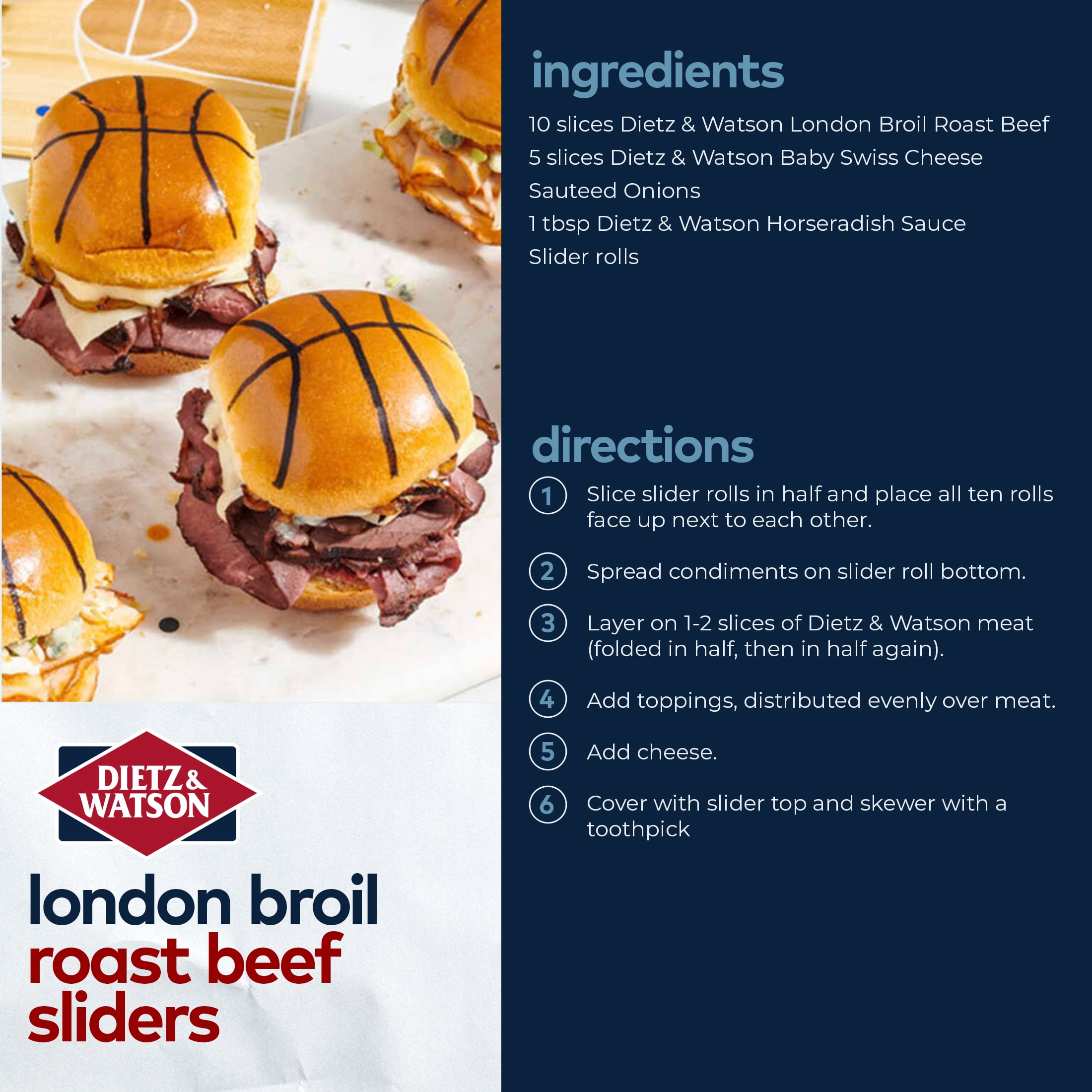 Dietz & Watson Angus Roast Beef, Deli-Sliced
