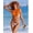 Black-orange, variant on 2 Pieces Women Beach Sarongs Sheer Cover Ups Chiffon Bikini Wrap Skirt for Swimwear