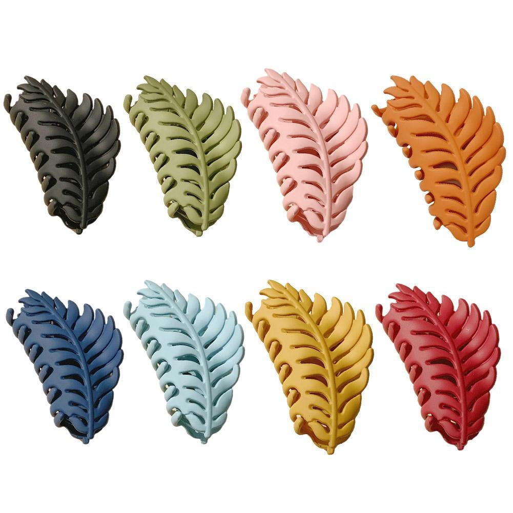 Ladies Women Large Hair Claw Clamps Clips Leaves Claw Clamp Hair Accessories M6M9