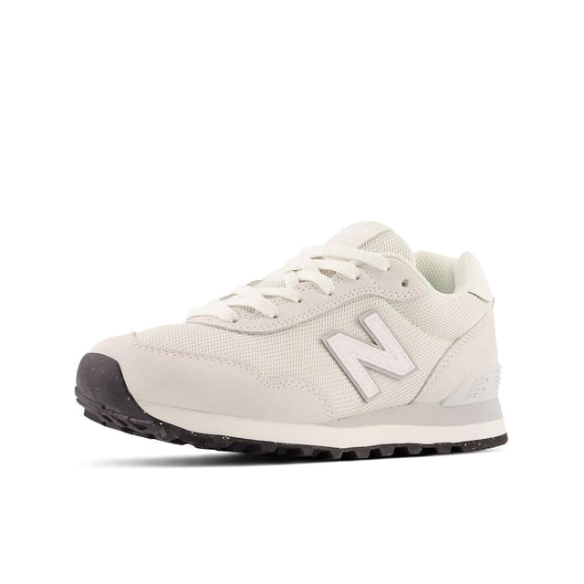 Zapatilla New Balance 515 V3 para mujer, color blanco y reflectante, talla 9.5
