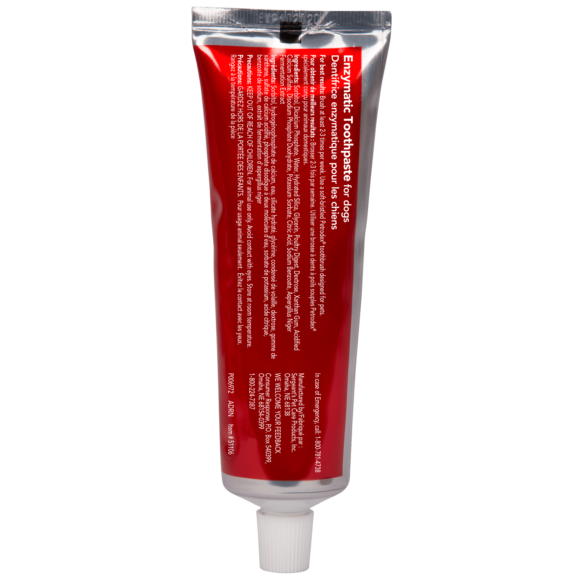 petrodex enzymatic toothpaste 6.2 oz