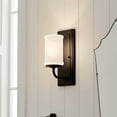 thumbnail image 3 of 52454BKT Kichler Lighting Vetivene - 1 Light Wall Sconce In Homestead Style-12 Inches Tall and 6.25 Inches Wide-Textured Black Finish, 3 of 12