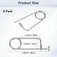 thumbnail image 3 of Uxcell 8-Pack Pin de Seguridad de Pasador en Forma de Broche, Pines de Acero Inoxidable M2x29, Sujetadores de Broche de Bloqueo Rápido, Clips Retenedores Pesados, 3 of 7