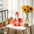 thumbnail image 6 of 7 Inch Desk Goose Outfits,Mini Removable Tulle Skirt Hat Set for Bookshelf Display & Tabletop Holiday Prop,Cute Desktop Ornament,Red, 6 of 7