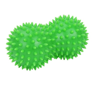 PVC Peanut Spiky Massage Ball Back Foot Massager Fitness Muscle Massaging (green)
