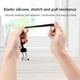 thumbnail image 1 of Earphone Strap for AirPods 1 2 3 Pro Anti Lost Silicone Rope Holder (Black), 1 of 9