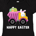 thumbnail image 4 of Inktastic Happy Easter Bunny Delivering Easter Eggs Boys or Girls Baby Bodysuit, 4 of 5