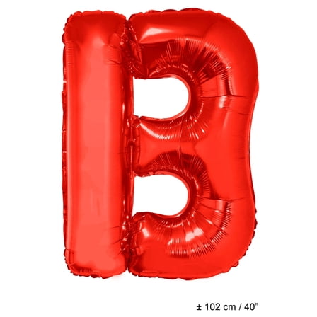 Balloon-Foil-Letter B-40"-Red