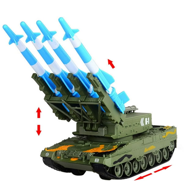 Rdeghly Guided Missile Toy, Military Toy,1:40 Alloy Kids Military Vehicle  Toy Tank Guided Missile Model Wonderful Children Gift 