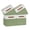 White&Green-11×11×11, variant on Fabric Storage Cube Beige 11×11×11 Home Closet Organizing