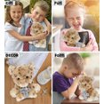 thumbnail image 4 of DolliBu Squat Cheetah Stuffed Animal with Silver Cross Plush – Religious Baptism Gifts for Boys and Girls, Dedication Christening Gifts Plush Prayer Toy Healing Stuffed Animal - 8.5 Inches, 4 of 6