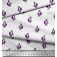 thumbnail image 2 of Soimoi Japan Crepe Satin Fabric Leaves & Lotus Block Print Fabric by Yard 42 Inch Wide, 2 of 3