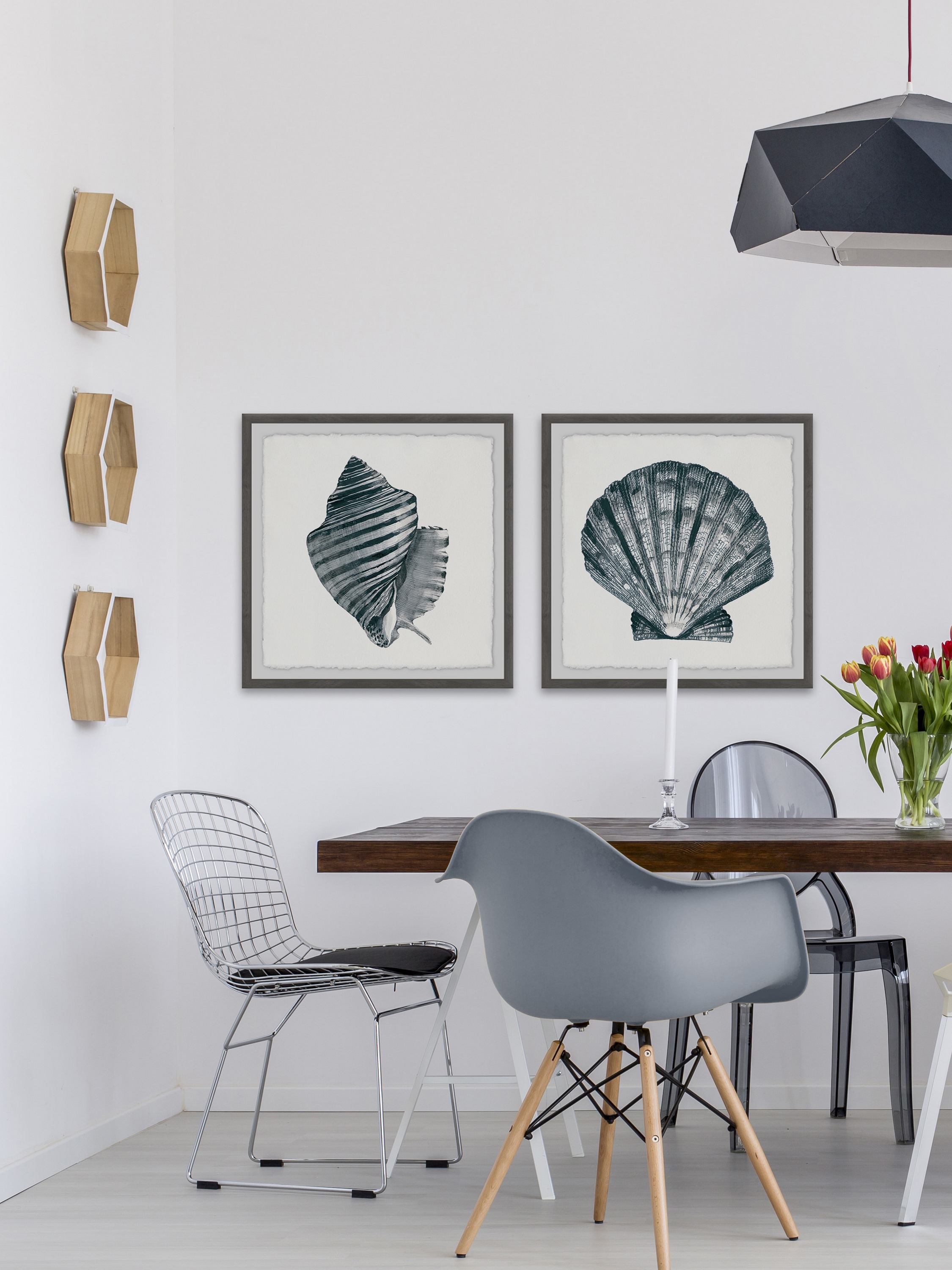 Marmont Hill Striped Queen Conch II Diptych