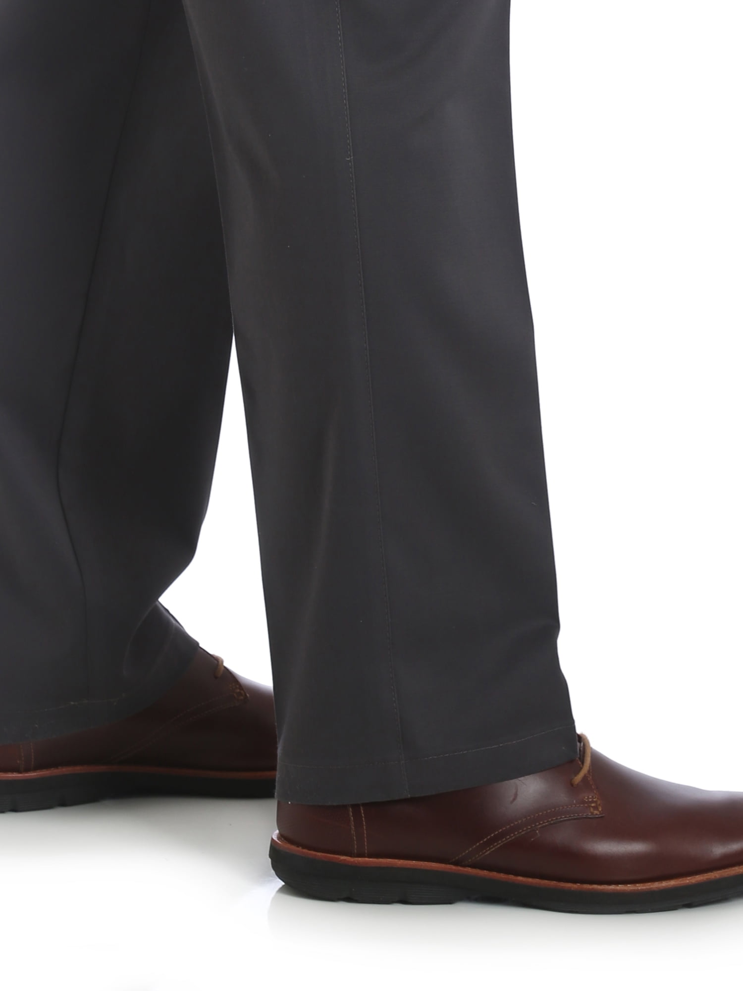 wrangler men's no iron flex straight fit pant