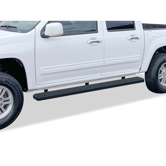 APS 6" Black Stainless iSteps Fit 04-12 Colorado/Canyon Crew Cab Rocker Mount