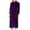 Purple, variant on qolati Women Plus Size Long Sleeve Midi Dresses Fall Casual Velvet Cewneck Flowy Shift Dress Loose Peated A Line Long Dress