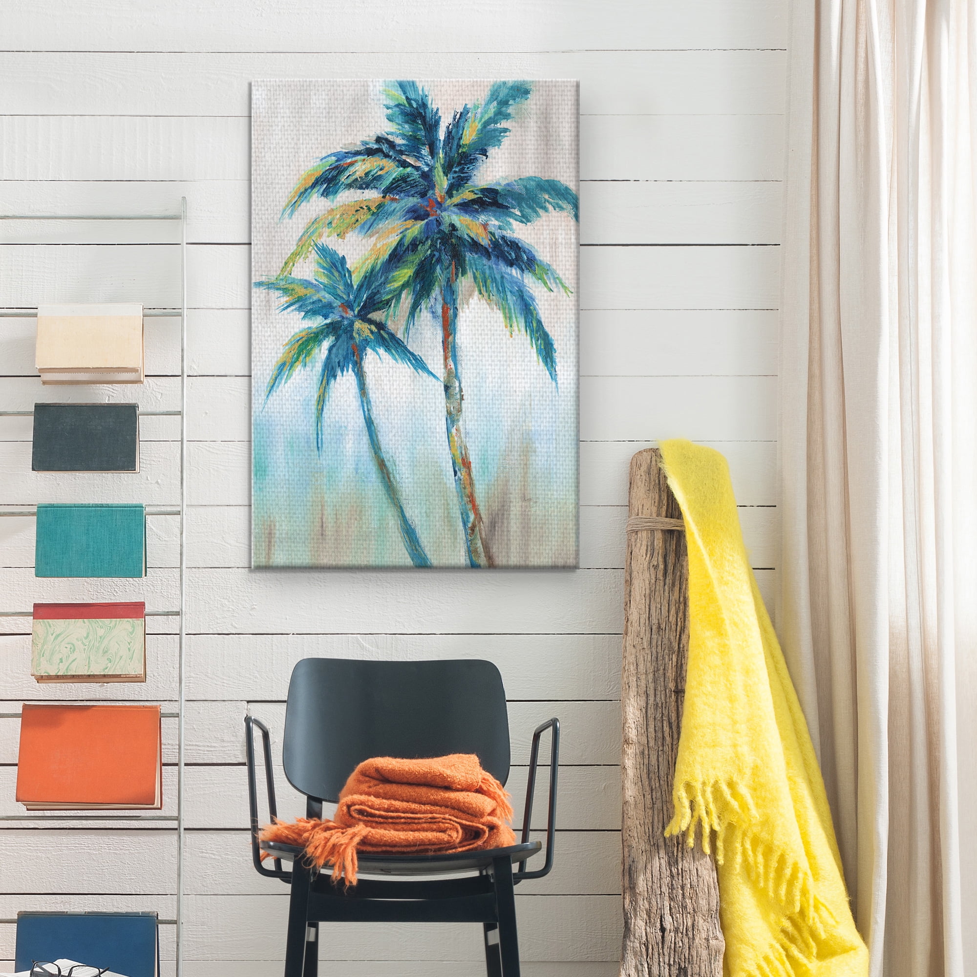 Masterpiece Art Gallery Palm Tree Breeze II by Nan Canvas Art 24" x 36"