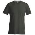 thumbnail image 1 of Kariban Mens Short Sleeve V Neck Slim Fit T-Shirt, 1 of 2