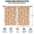 thumbnail image 2 of Blackout Kids Curtains,Brown Boho Bohemia Rainbow Hearts Pattern Childrens Insulated Curtains Set Of 2,Bedroom Essentials,Toddler Room Decor 42x63in(106x160cm), 2 of 5