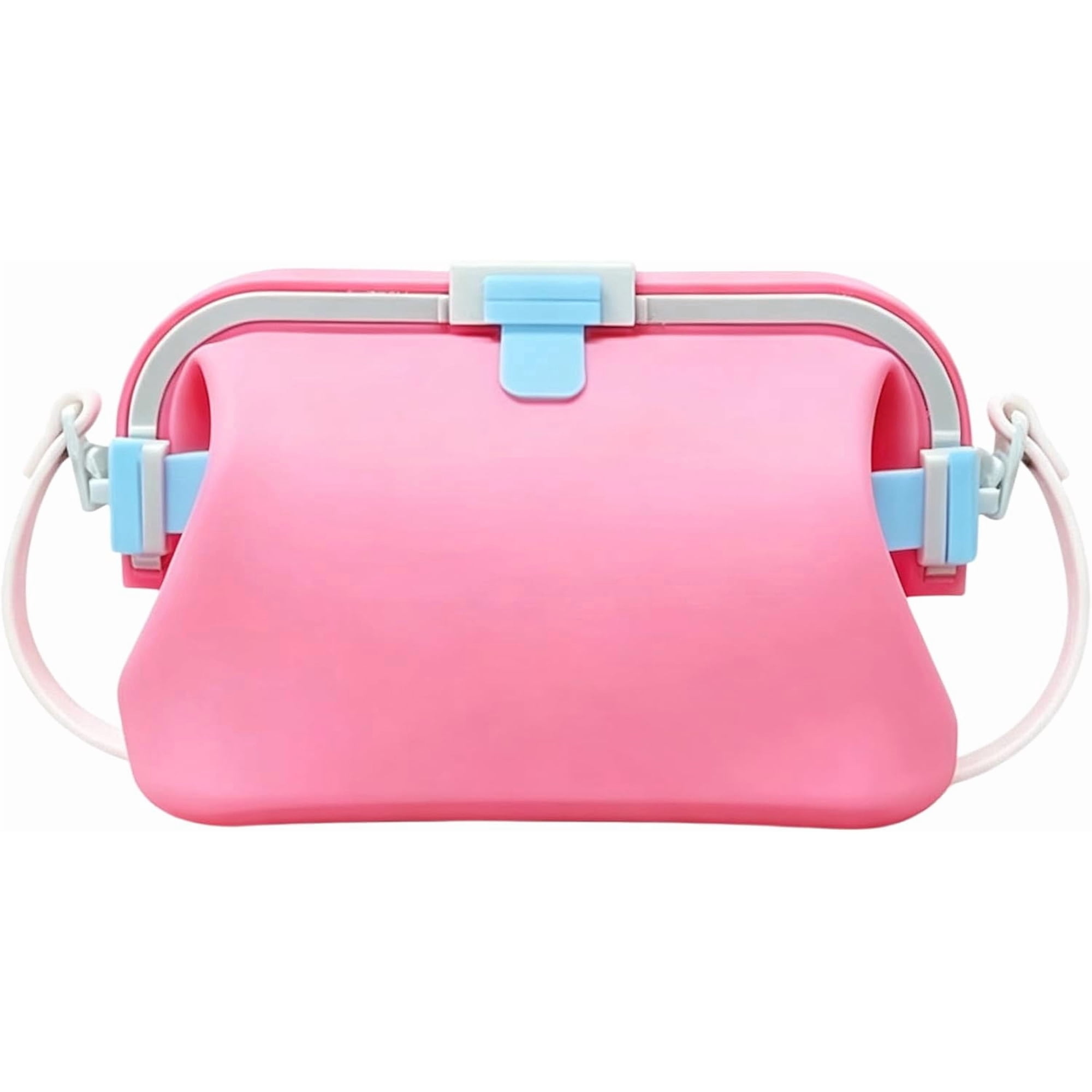 Waterproof Silicone Tote Bag Foldable Floating Crossbody Handbag Food-Grade Leakproof Silicone Storage Bag for Beach Swim Travel Lunch