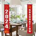 thumbnail image 6 of Party Photo Booth Props Graduation Decorations 2024 Grad Banner Blue Porch Door Sign Welcome Banner For Indoor Outdoor Wall Indoor Outdoor Graduation Decorations Class Of 2024, Graduation Party Balloo, 6 of 8