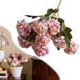 thumbnail image 2 of Artificial Flowers Fake Mini Hydrangea Bulk Wedding Decoration Silk Bouquet Peony Decor Plastic Flower Arrangements Table Centerpieces,for Anniversary Valentine's Day and Christmas Decor,Champagne, 2 of 9