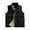 Black, variant on uikmnh Mens Vests Casual Men's Winter Lamb Wool Outerwear Vest Stand Collar Casual Jacket Coat Male Thick Warm Clothing Size:L