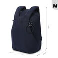 thumbnail image 3 of TOTTO Mochila Ergonómica Mediana Porta Laptop 14 con Bolsillo Secreto | Escuela - Oficina - Viaje |  azul M, 3 of 9