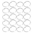 thumbnail image 2 of 100pcs Loose Leaf Binder Ring Metal Book Rings Round Ring for Calendar DIY, 2 of 7