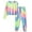 Rainbow, variant on Arshiner Girls 2 Piece Outfits Kids Tie Dye Sweatsuits Set Long Sleeve Shirt and Pants Set