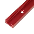 thumbnail image 3 of Red Aluminum Alloy 300-1220mm T-track T-slot Miter Track Jig T Screw Fixture Slot 19x9.5mm For Table Saw Router Table Woodworking Tool, 3 of 9