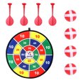 thumbnail image 2 of CIMAXIC Party 1 Set Safety Dart Board Toys Practice Target Sticky Ball Shooting Toy Interactive Prop Party Game Supplies (30cm, 4pcs Sticky Ball and 4pcs Darts, Random Balls Color), 2 of 4