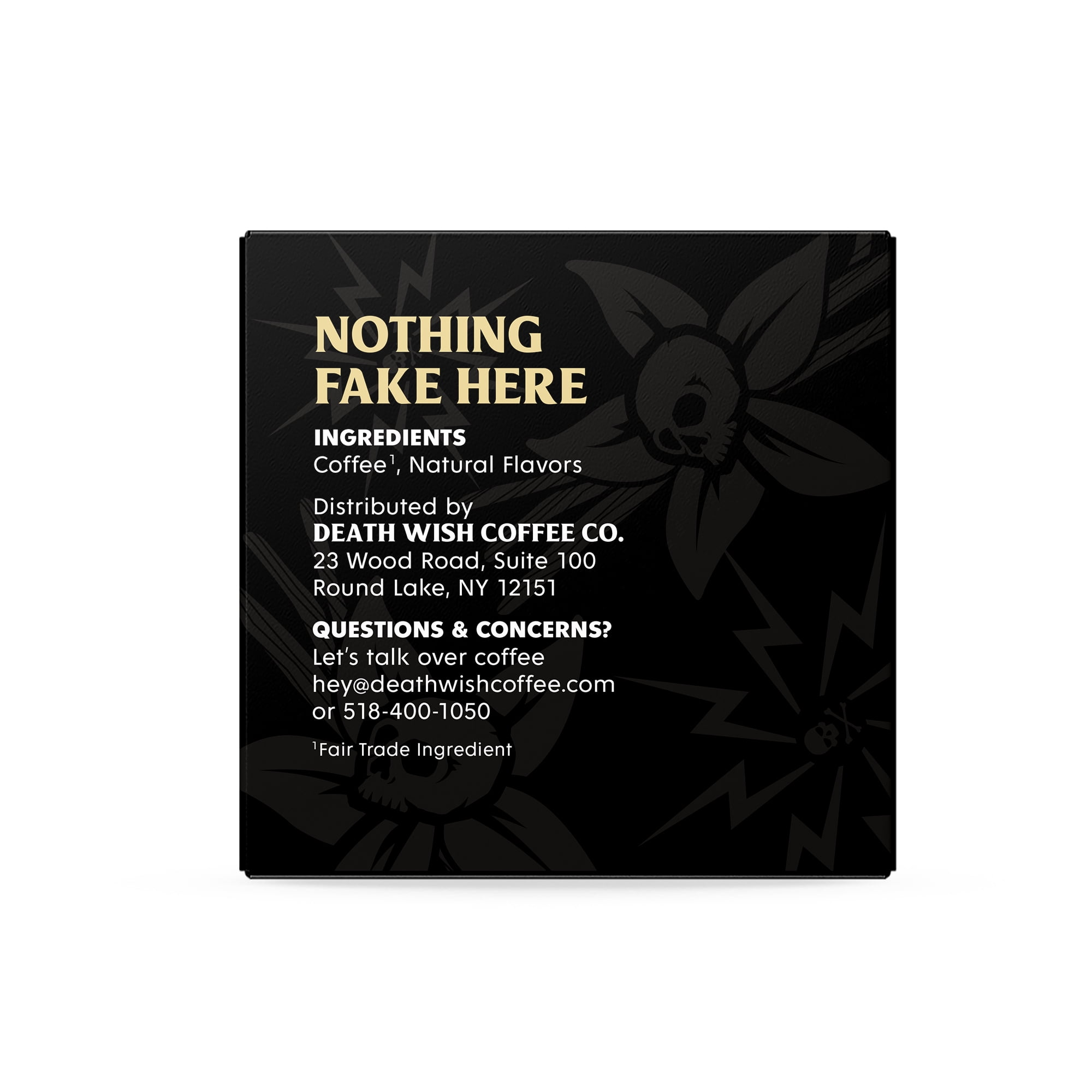 Death Wish Coffee Vanilla Single Serve Pods, Fair Trade, No Artificial Ingredients, Medium Roast, 30 Count
