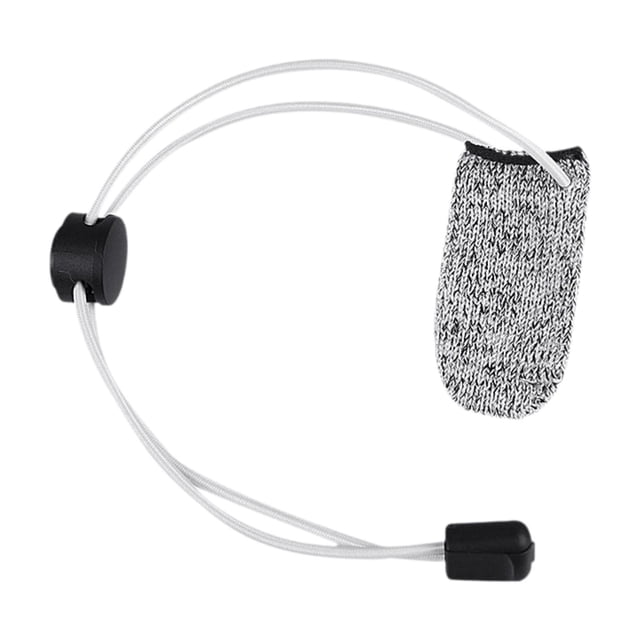 Guante de pesca de un solo dedo para control de línea para hombres y mujeres, protector para dedo índice, guante de lanzamiento de .