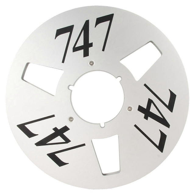 1/4 10 Inch Empty Tape Reel 3 Hole Aluminum Alloy Universal Open Reel Sound Tape Empty Reel Opening Machine Part Silver