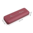 thumbnail image 2 of Harmonica Storage Case for Storage Holes Harmonica Holder Pink PU Box, 2 of 5