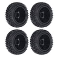 thumbnail image 4 of Plastic Wheel Rims Rubber Tires, High Abrasion Resistance Practical RC Wheel And Tires Better Handling 12mm Hex Flexible 4PCS  For Modification, 4 of 8